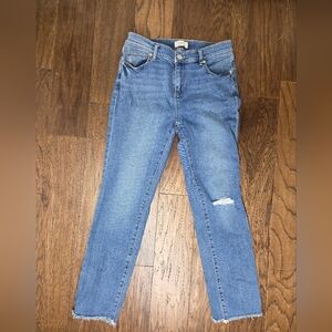 Loft Classic Blue Women's Jeans Modern Straight Size 4